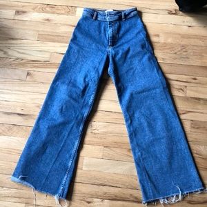 Zara Marine Straight Jeans, size 4